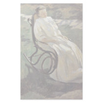 Lady In The Rocking Chair By Borissow-Mussatow Wik Custom Stationery