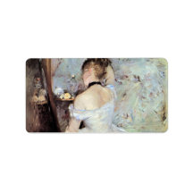 Lady in the Toilet by Berthe Morisot Address Label