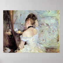 Lady in the Toilet by Berthe Morisot Print