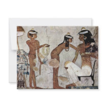 Lady In Toilet By Maler Der Grabkammer Des Zeserke Personalized Invite