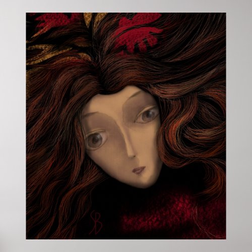 Lady in Wait print