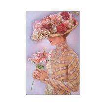 "Lady Jessica" Wrapped Canvas Print