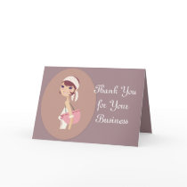 Lady Jewelry Shopping Customizable Items Card