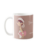 Lady Jewelry Shopping Customizable Items mugs