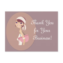 Lady Jewelry Shopping Customizable Items postcards