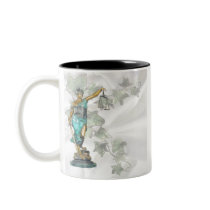 Lady Justice on Satin & Ivy-PERSONALIZE IT! Coffee Mugs