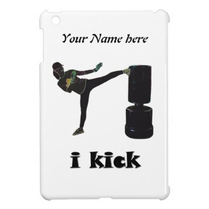 Lady Kickboxer / i kick iPad Mini Case