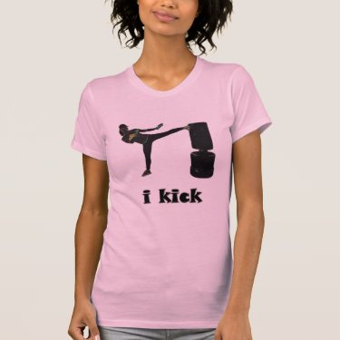 Lady Kickboxer / i kick Shirts