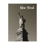 Lady Liberty (B&W) Post Card