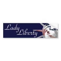 Lady Liberty bumper stickers