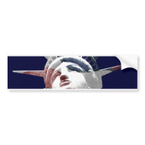 Lady Liberty bumper stickers