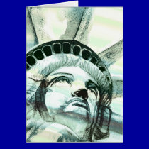 Lady Liberty cards