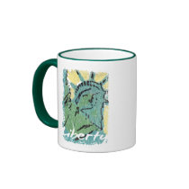 Lady Liberty Distressed mugs by koncepts Lady Liberty Distressed mugs