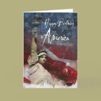 Lady Liberty-Fourth of July cards