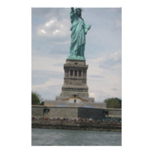 Lady Liberty in the Harbor Stationery Design