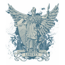 Lady Liberty (Libertas) Graphic T-shirt by Libertymaniacs Lady Liberty (Libertas) Graphic T-shirt