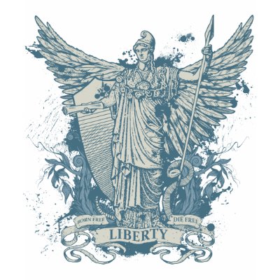 Lady Liberty (Libertas) Graphic T-shirt by Libertymaniacs