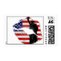 Lady Liberty Lips Postage Stamps by LipAction Lady Liberty Lips Postage Stamps