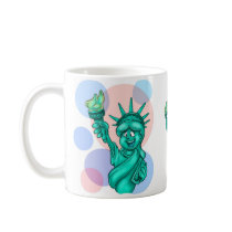 Lady Liberty mugs by jmgstudio Lady Liberty mugs