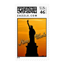 Lady Liberty, New York City, NY USA Stamps