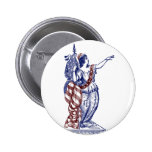 Lady Liberty Pinback Button