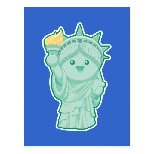 Lady Liberty Post Card