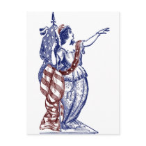 Lady Liberty Post Card