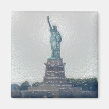 Lady Liberty Refrigerator Magnet