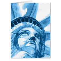 Lady Liberty tears cards by nefera Lady Liberty tears cards