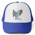 Lady Libery and Flag Cap hats by Sylinden Lady Libery and Flag Cap hats