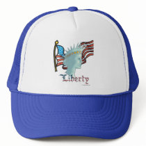 Lady Libery and Flag Cap hats by Sylinden Lady Libery and Flag Cap hats