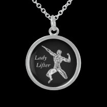 Lady Lifter Weightlifting Necklace necklaces