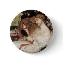 Lady Lilith by Dante Gabriel Rossetti Button