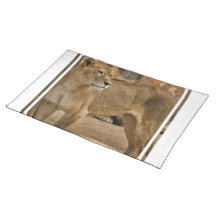Lady Lioness  Placemat