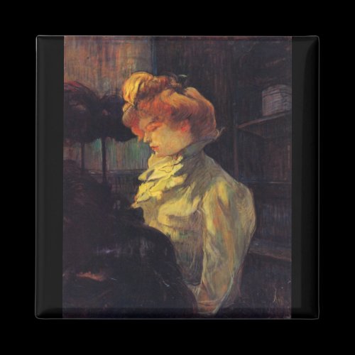 Lady Louise Blouet by Toulouse-Lautrec Refrigerator Magnet