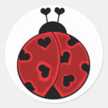 Lady Love Bug Stickers
