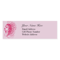 Lady Love Skinny Profile Cards business cards
