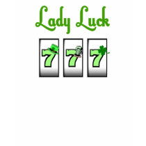 Lady Luck 777 , Ladies Spaghetti Top Fitted Shirt