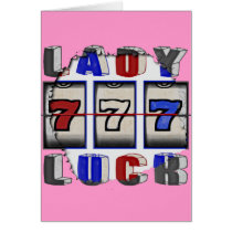 Lady Luck Greeting Cards