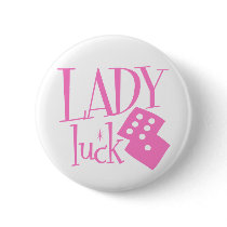 Lady Luck Dice buttons by euchretshirts Lady Luck Dice buttons