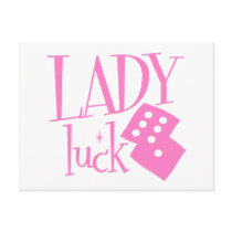Lady Luck Dice postcards by euchretshirts Lady Luck Dice postcards