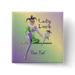 Lady Luck Harlequin buttons