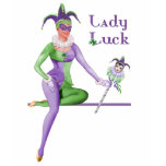 Lady Luck Harlequin T-shirts