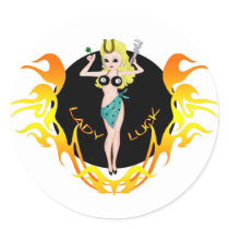 Lady Luck Stickers
