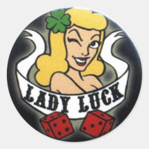 Lady Luck Stickers