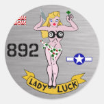 Lady Luck WWII Nose Art Stickers