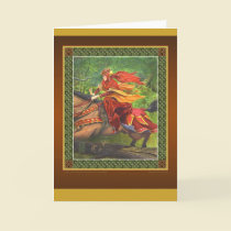 Lady Lunete greeting card cards