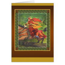 Lady Lunete greeting card