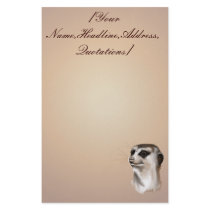 Lady Meerkat stationery_vertical.v2., [Your Nam...