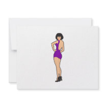 Lady Mini Kleid Purple invitations by frengi Lady Mini Kleid Purple invitations